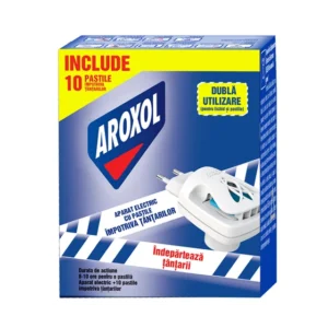 Aparat impotriva tantarilor Aroxol cu 10 pastile