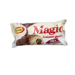 Magic croissant mix glazurat cu crema de cacao si vanilie 90g