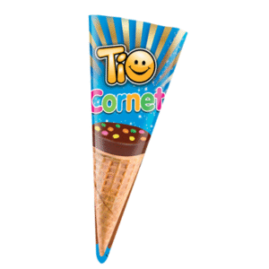 TiO Cornet Napolitana cu Crema de Alune 25g