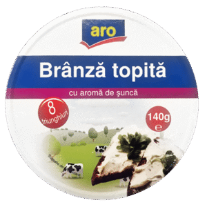 aro Branza Topita Triunghiuri Sunca 140 g