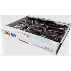 aro Prajitura Cacao cu Glazura Cacao 18 x 50 g /pret bucata