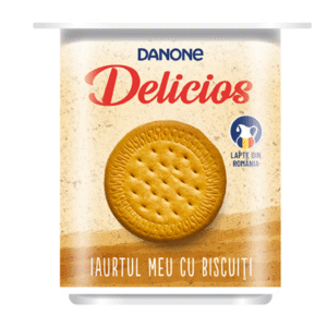DANONE Delicios Iaurt cu Biscuiti125 g