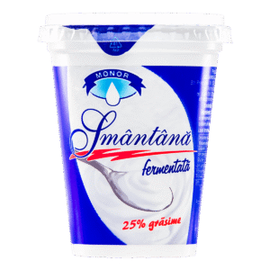 Smantana fermentata Monor, 25% grasime 400 g