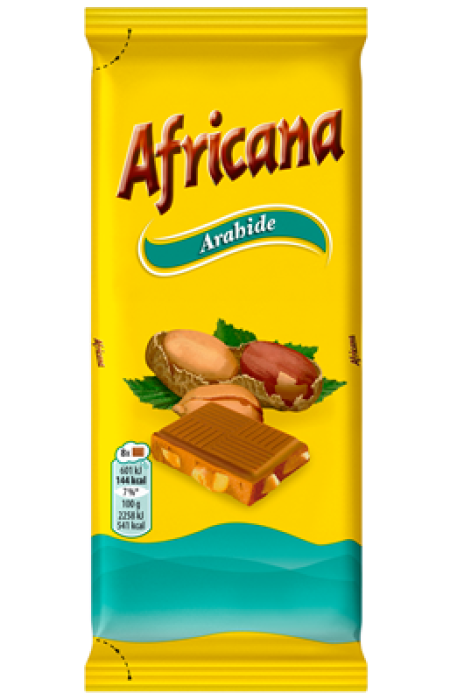 Africana Ciocolata Arahide 80 g