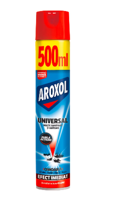 Spray insecticid universal Aroxol, 500 ml